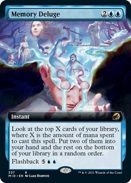 Image for Memory Deluge (Extended Art) (337) [Innistrad: Midnight Hunt]