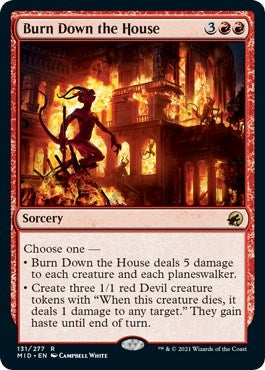 Image for Burn Down the House (131) [Innistrad: Midnight Hunt]