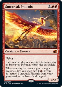 Image for Sunstreak Phoenix (162) [Innistrad: Midnight Hunt]