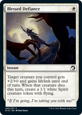 Image for Blessed Defiance (5) [Innistrad: Midnight Hunt]