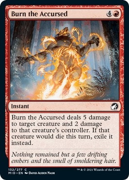 Image for Burn the Accursed (132) [Innistrad: Midnight Hunt]