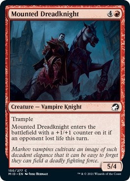 Image for Mounted Dreadknight (150) [Innistrad: Midnight Hunt]