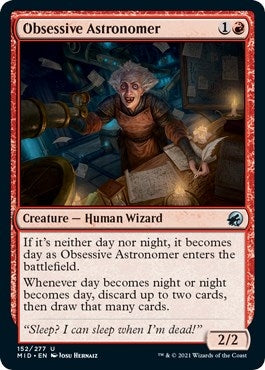 Image for Obsessive Astronomer (152) [Innistrad: Midnight Hunt]
