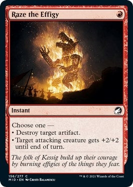 Image for Raze the Effigy (156) [Innistrad: Midnight Hunt]