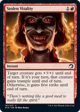Image for Stolen Vitality (161) [Innistrad: Midnight Hunt]