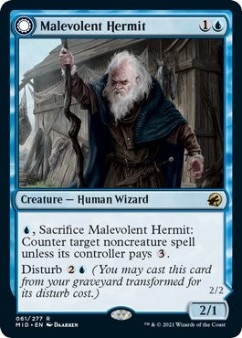 Image for Malevolent Hermit (61) [Innistrad: Midnight Hunt]