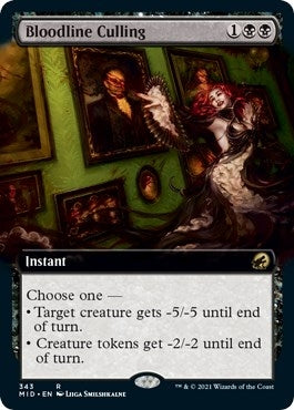 Image for Bloodline Culling (Extended Art) (343) [Innistrad: Midnight Hunt]