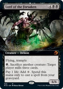 Image for Lord of the Forsaken (Extended Art) (346) [Innistrad: Midnight Hunt]