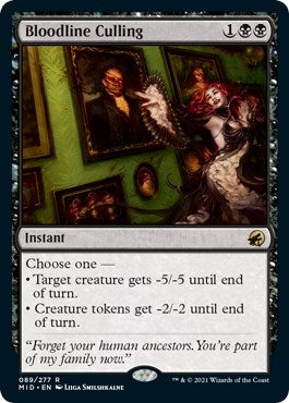Image for Bloodline Culling (89) [Innistrad: Midnight Hunt]