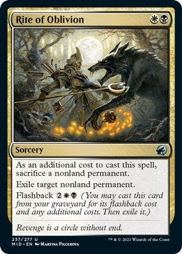Image for Rite of Oblivion (237) [Innistrad: Midnight Hunt]