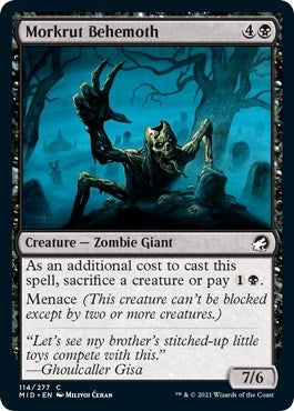 Image for Morkrut Behemoth (114) [Innistrad: Midnight Hunt]