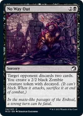 Image for No Way Out (116) [Innistrad: Midnight Hunt]