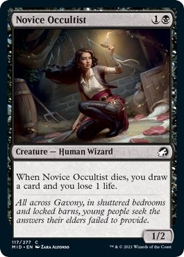 Image for Novice Occultist (117) [Innistrad: Midnight Hunt]