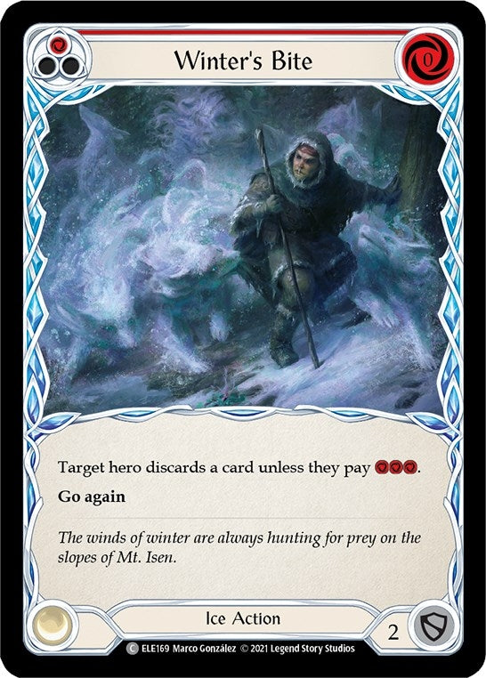 Image for Winter's Bite (Red) (ELE169) (Tales of Aria) - Flesh and Blood TCG