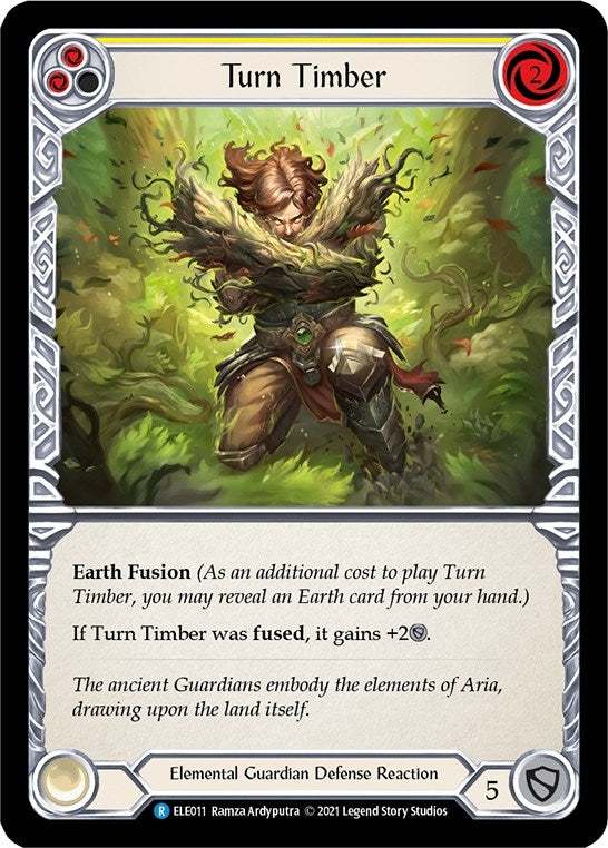 Image for Turn Timber (Yellow) (ELE011) (Tales of Aria) - Flesh and Blood TCG