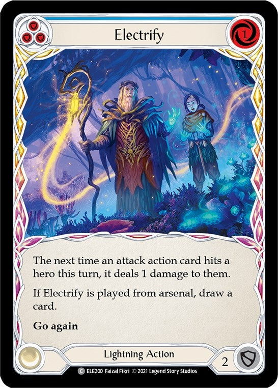 Image for Electrify (Blue) (ELE200) (Tales of Aria) - Flesh and Blood TCG