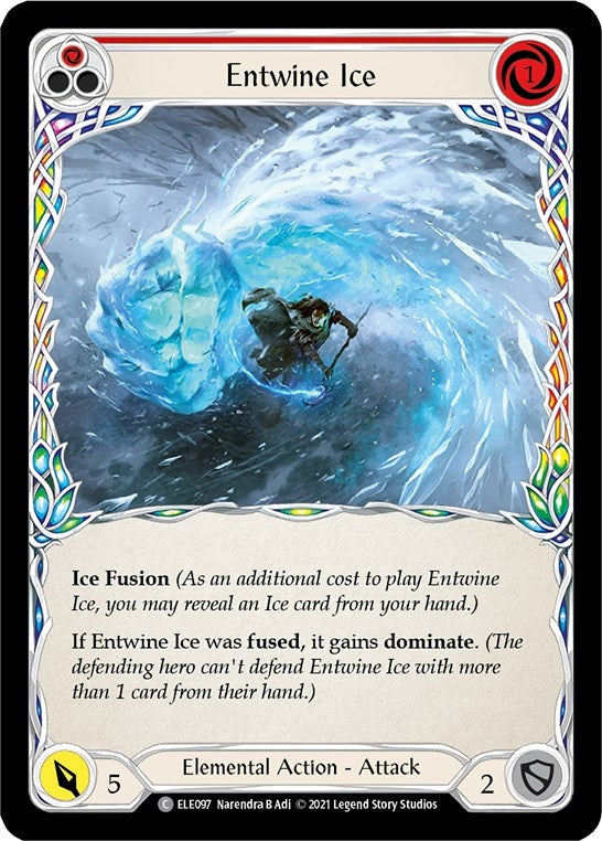 Image for Entwine Ice (Red) (ELE097) (Tales of Aria) - Flesh and Blood TCG