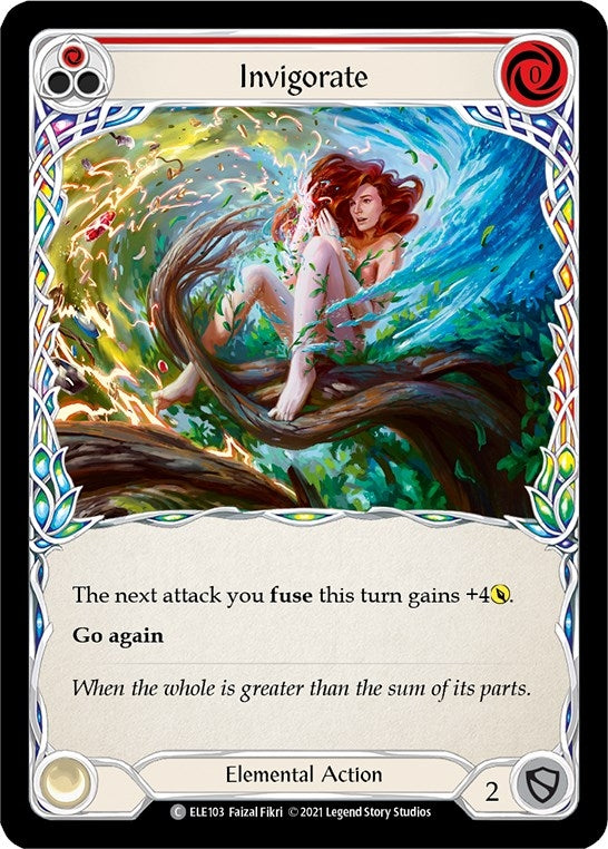 Image for Invigorate (Red) (ELE103) (Tales of Aria) - Flesh and Blood TCG