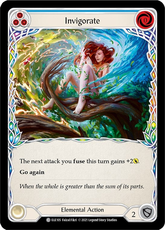 Image for Invigorate (Blue) (ELE105) (Tales of Aria) - Flesh and Blood TCG