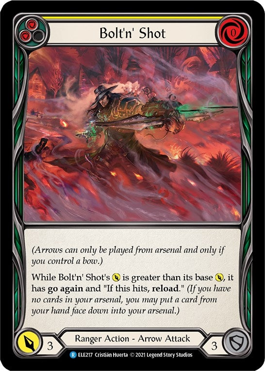 Image for Bolt'n' Shot (Yellow) (ELE217) (Tales of Aria) - Flesh and Blood TCG