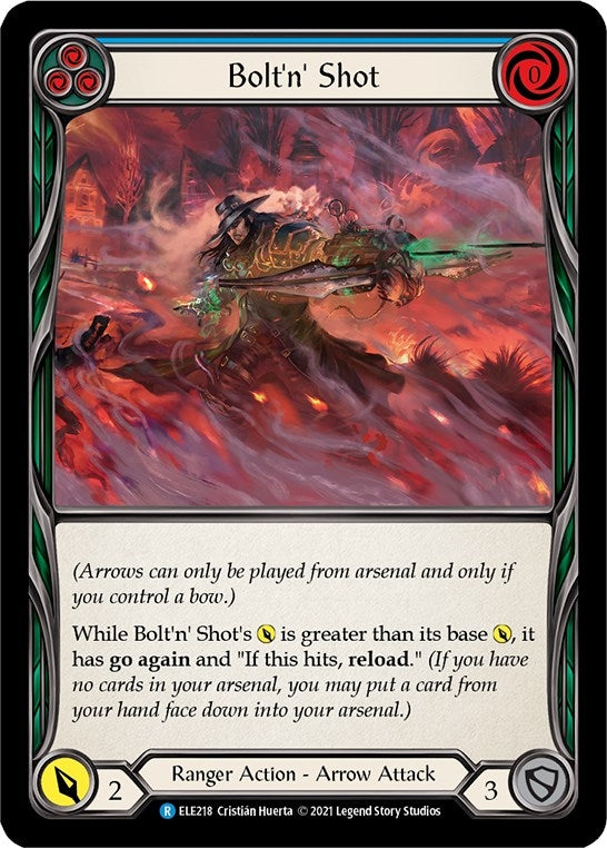 Image for Bolt'n' Shot (Blue) (ELE218) (Tales of Aria) - Flesh and Blood TCG