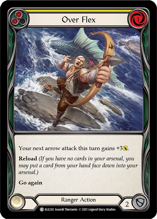 Image for Over Flex (Yellow) (ELE220) (Tales of Aria) - Flesh and Blood TCG