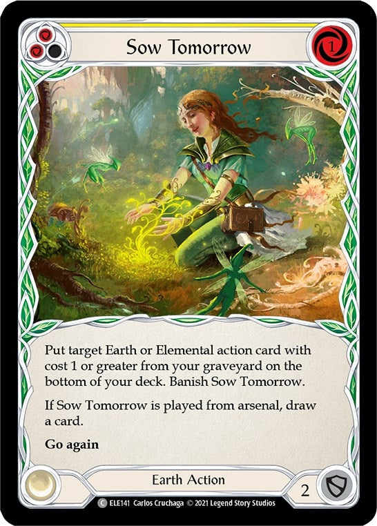 Image for Sow Tomorrow (Yellow) (ELE141) (Tales of Aria) - Flesh and Blood TCG