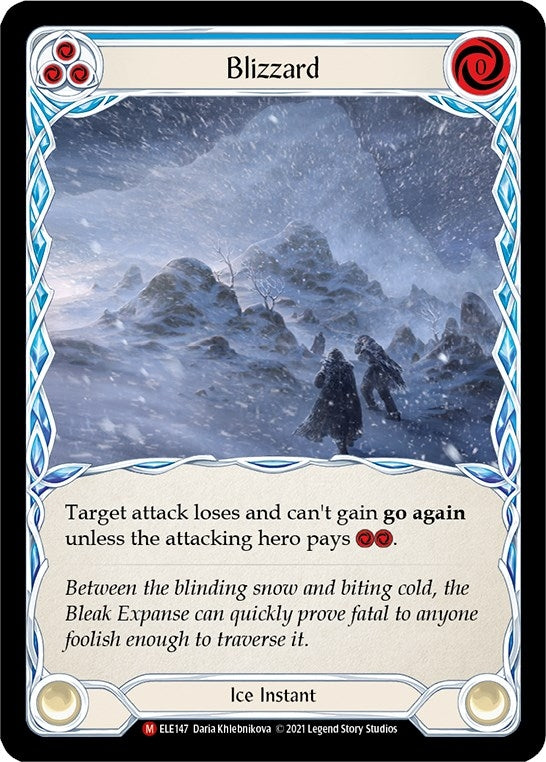 Image for Blizzard (ELE147) (Tales of Aria) - Flesh and Blood TCG