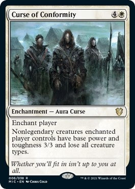 Image for Curse of Conformity (6) [Commander: Innistrad: Midnight Hunt]