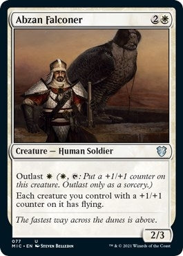 Image for Abzan Falconer (77) [Commander: Innistrad: Midnight Hunt]