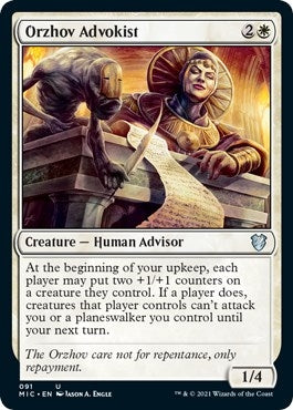 Image for Orzhov Advokist (91) [Commander: Innistrad: Midnight Hunt]