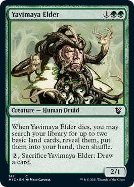 Image for Yavimaya Elder (147) [Commander: Innistrad: Midnight Hunt]