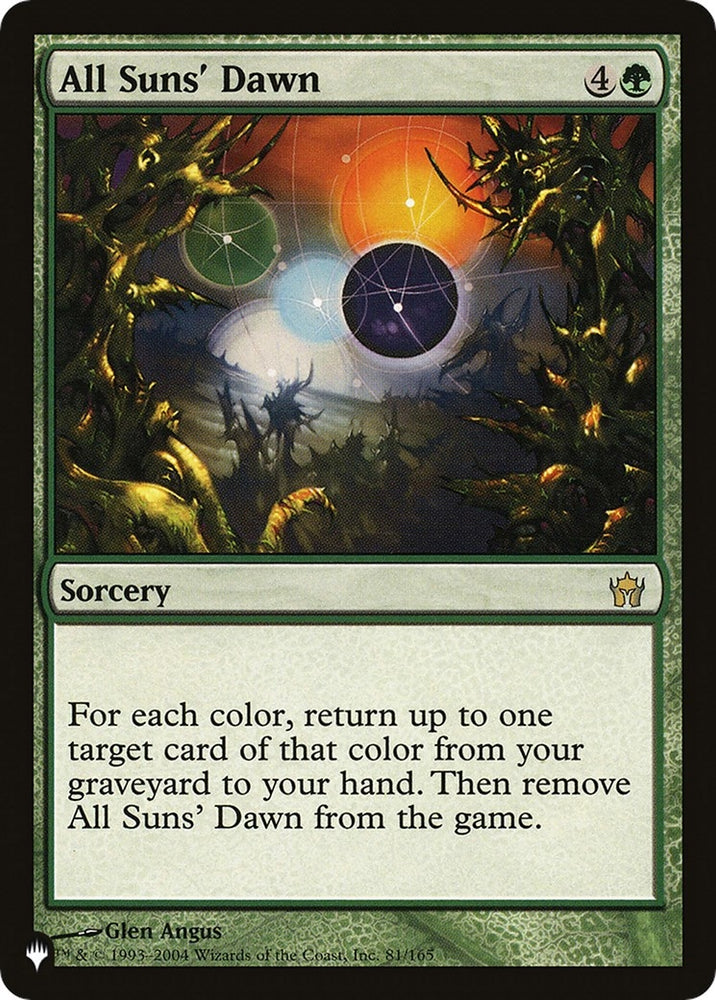 Image for All Suns' Dawn (81) [The List Reprints]