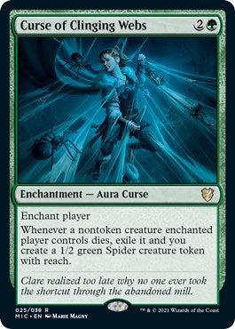 Image for Curse of Clinging Webs (25) [Commander: Innistrad: Midnight Hunt]