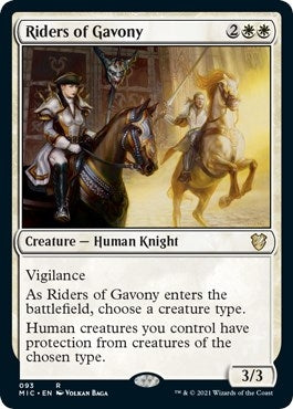 Image for Riders of Gavony (93) [Commander: Innistrad: Midnight Hunt]