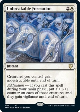 Image for Unbreakable Formation (95) [Commander: Innistrad: Midnight Hunt]