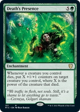 Image for Death's Presence (137) [Commander: Innistrad: Midnight Hunt]