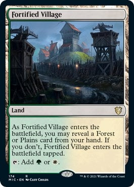 Image for Fortified Village (174) [Commander: Innistrad: Midnight Hunt]