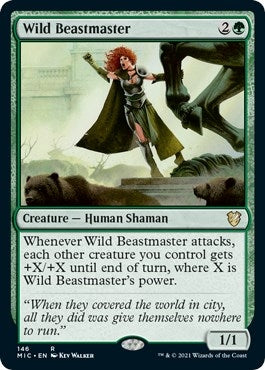 Image for Wild Beastmaster (146) [Commander: Innistrad: Midnight Hunt]