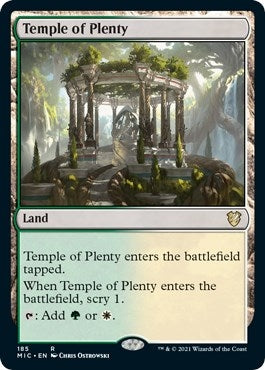 Image for Temple of Plenty (185) [Commander: Innistrad: Midnight Hunt]
