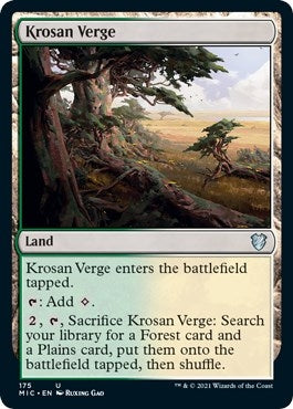 Image for Krosan Verge (175) [Commander: Innistrad: Midnight Hunt]