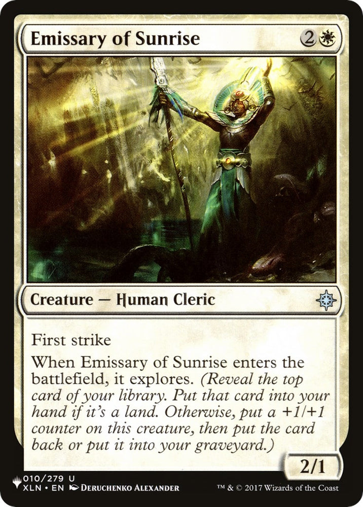 Image for Emissary of Sunrise (10) [The List Reprints]