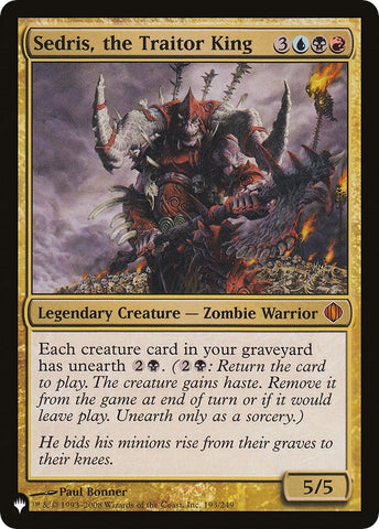Image for Sedris, the Traitor King (193) [The List Reprints]