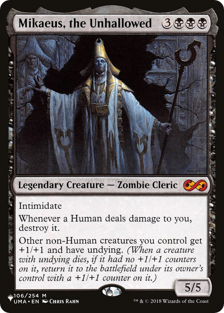 Image for Mikaeus, the Unhallowed (106) [The List Reprints]