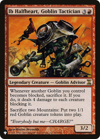 Image for Ib Halfheart, Goblin Tactician (163) [The List Reprints]