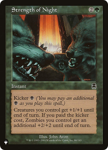 Image for Strength of Night (86) [The List Reprints]