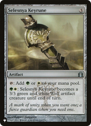 Image for Selesnya Keyrune (233) [The List Reprints]