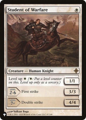 Image for Student of Warfare (47) [The List Reprints]