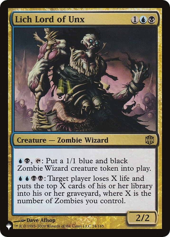 Image for Lich Lord of Unx (24) [The List Reprints]