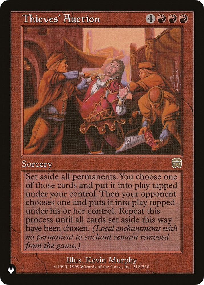 Image for Thieves' Auction (218) [The List Reprints]